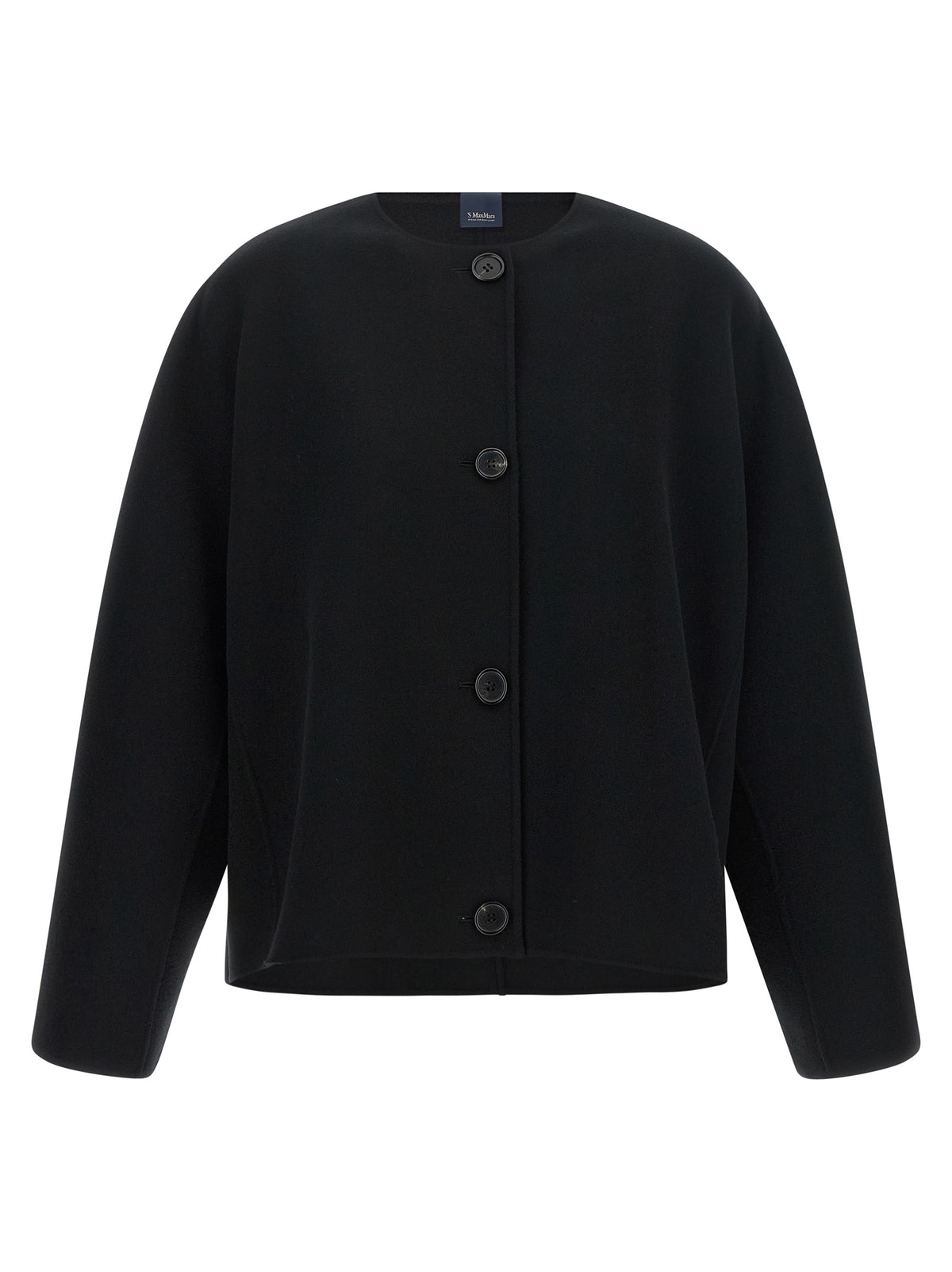 'S Max Mara Kate Black Virgin Wool Jacket