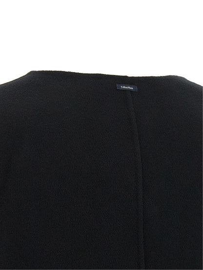 'S Max Mara Kate Black Virgin Wool Jacket
