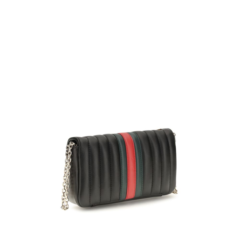 Gucci Jetset GG Marmont Small Black Nappa Shoulder Bag