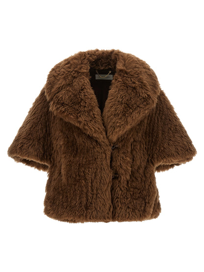 Max Mara Accorta Brown Virgin Wool Coat