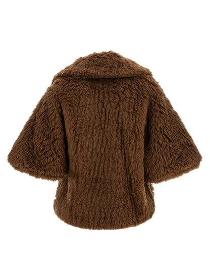 Max Mara Accorta Brown Virgin Wool Coat