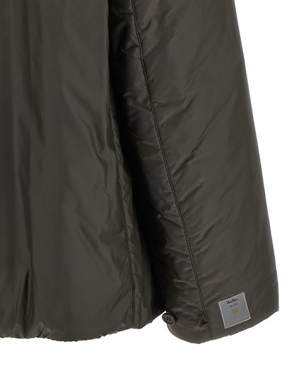 Max Mara The Cube Greenh Bicolor Cameluxe Padded Jacket