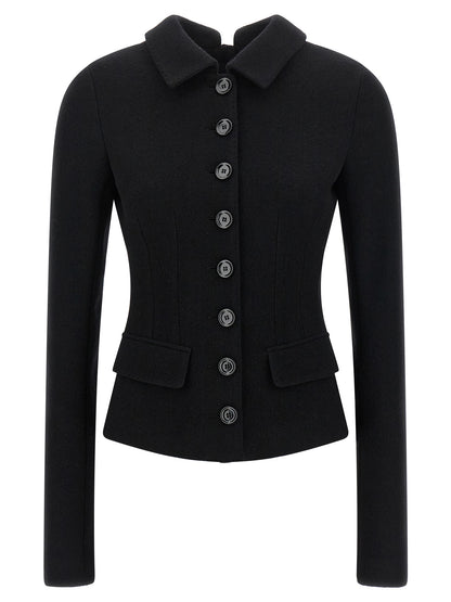 Dolce & Gabbana Black Identity Virgin Wool Blazer