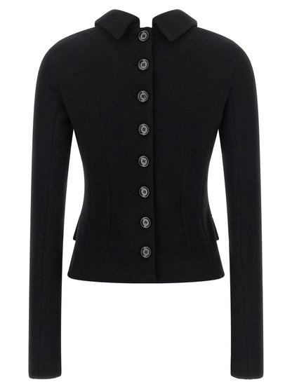 Dolce & Gabbana Black Identity Virgin Wool Blazer