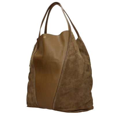 Brown Leather Shoulder Bag