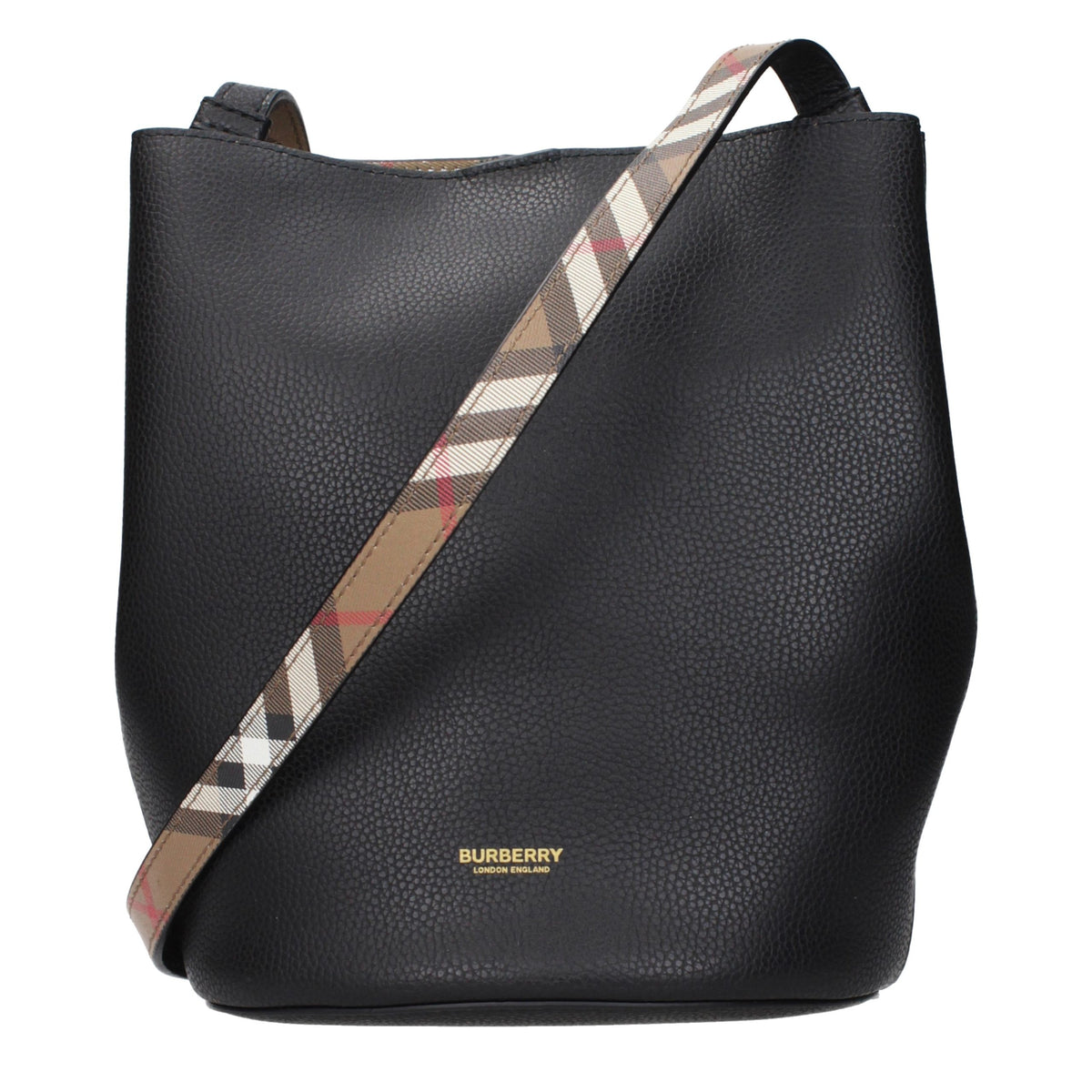 Black Leather Crossbody Bag
