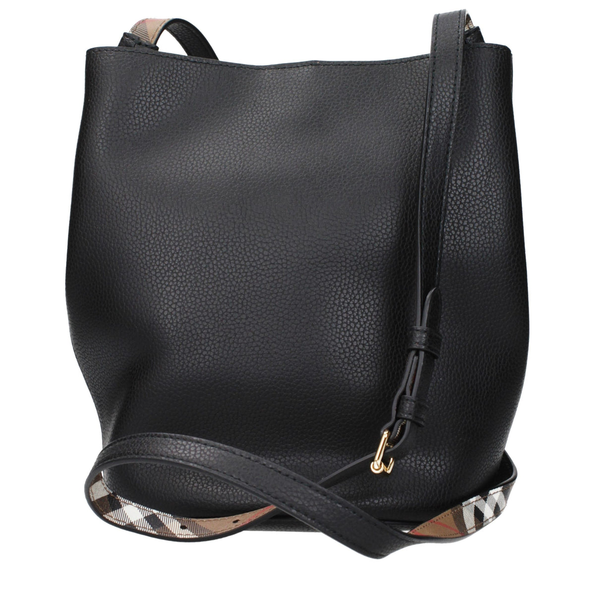 Black Leather Crossbody Bag