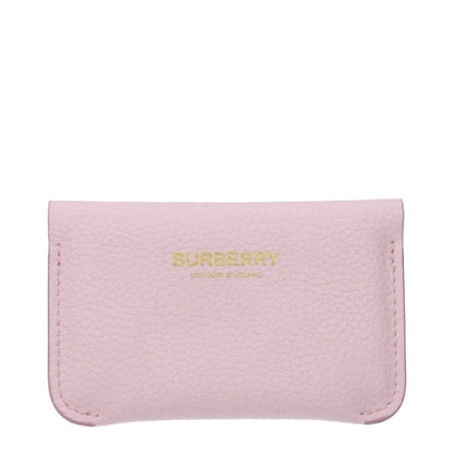 Pink Leather Cardholder