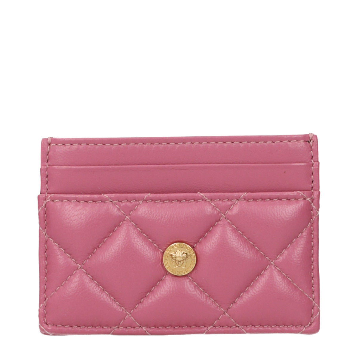 Pink Leather Cardholder