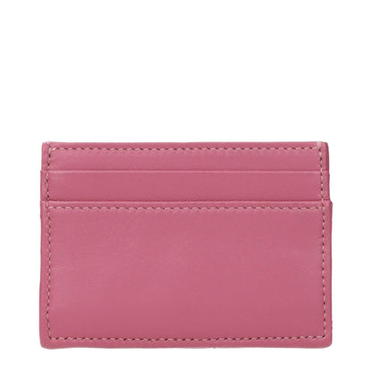 Pink Leather Cardholder