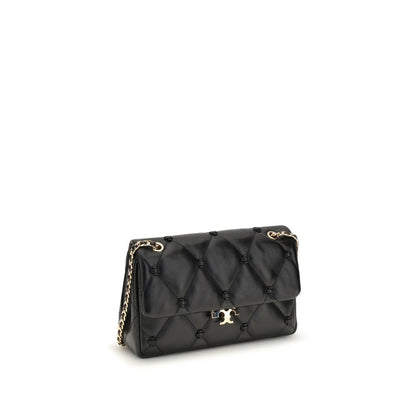 Black Napa Leather / Calf Bos Taurus Shoulder Bag
