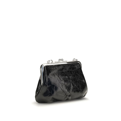 Black Calf Leather Bos Taurus Handbag