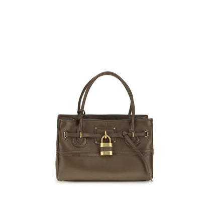 Brown Buffalo Leather Handbag