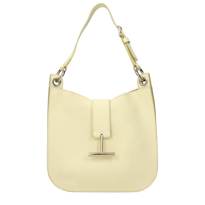 Yellow Leather Shoulder Bag