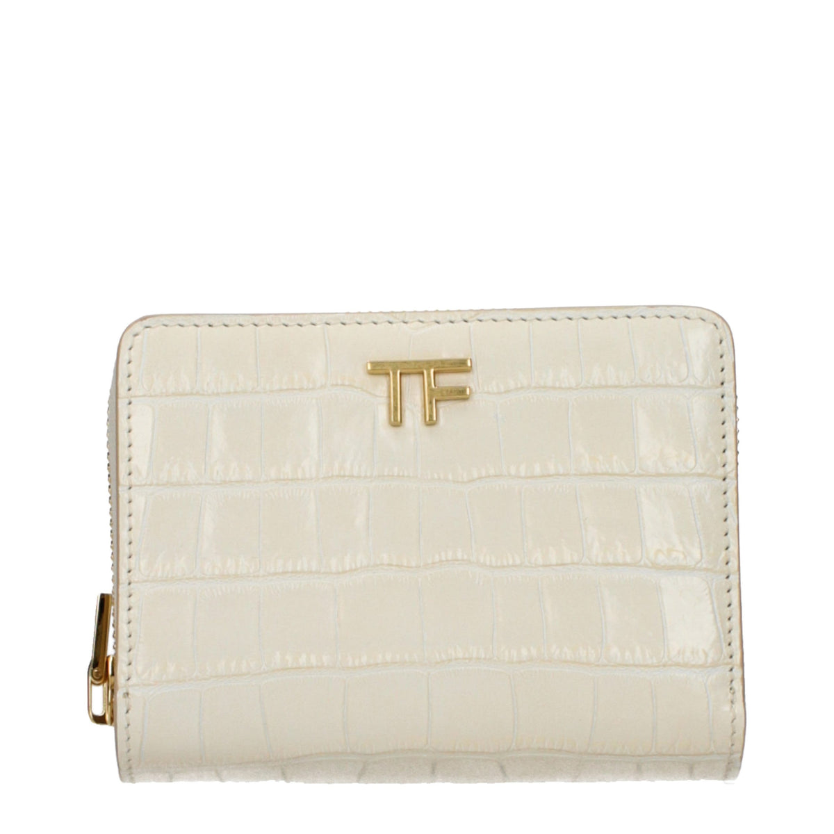 Beige Leather Wallet