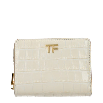 Beige Leather Wallet