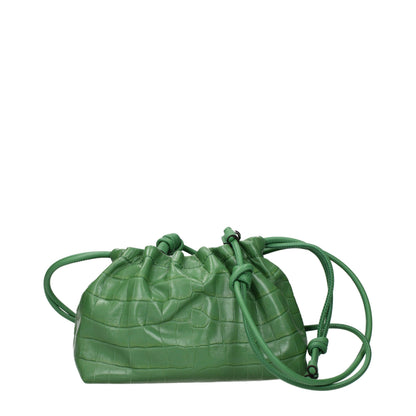 Green Leather Shoulder Bag