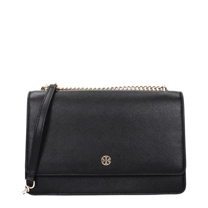 Black Leather Crossbody Bag