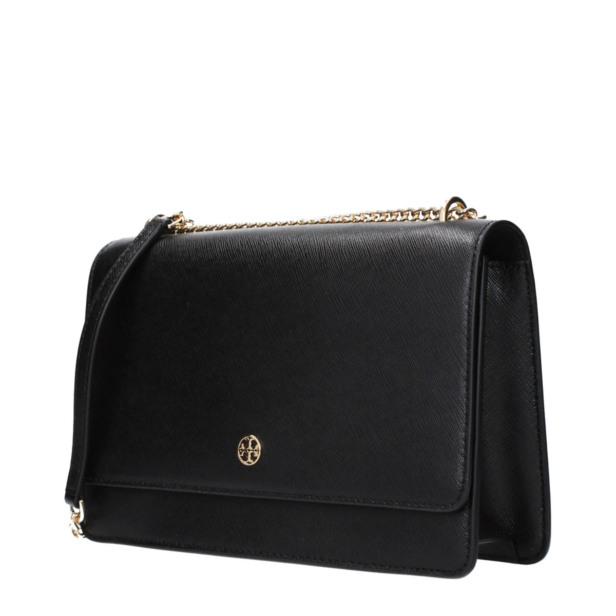 Black Leather Crossbody Bag