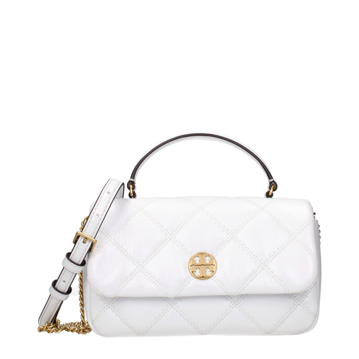 White Leather Handbag