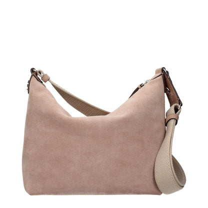 Pink Leather Crossbody Bag