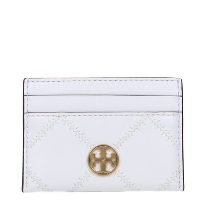White Leather Cardholder