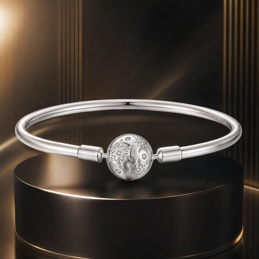 White Gold Plated Sterling Silver Pavé Cubic Zirconia Bracelet