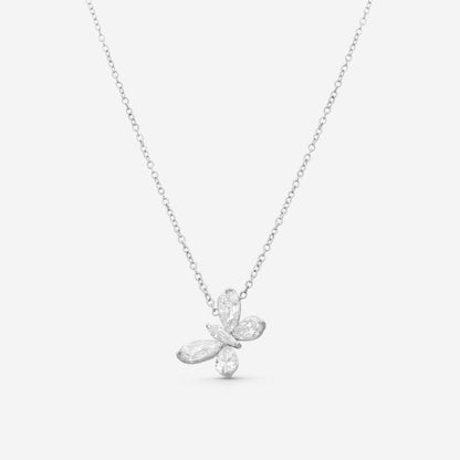 LUGANO - 18K White Gold Kite Diamond Necklace (Gross: 3.62gr.; DIA: 2.50ct. twd.) - 1434952