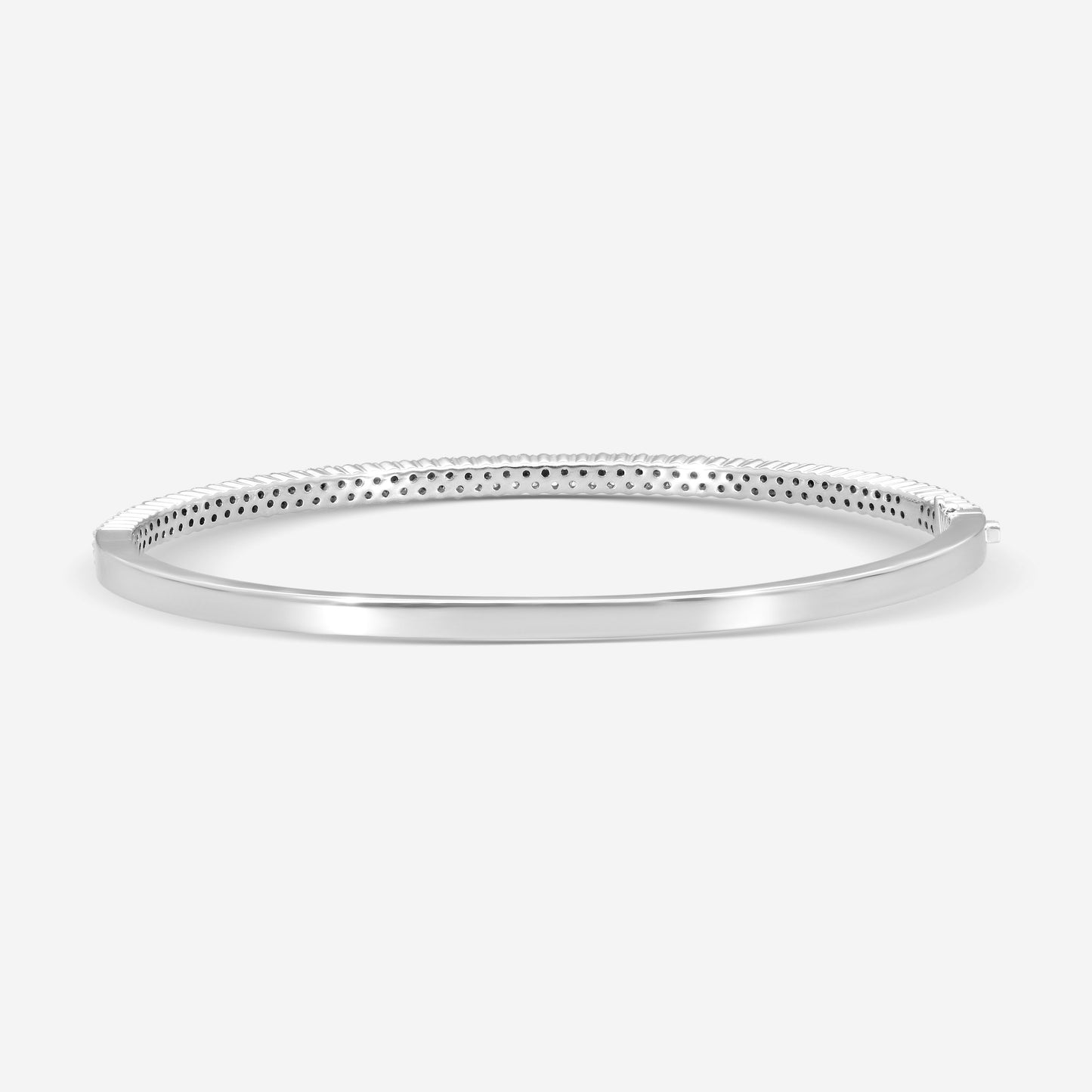 Mémoire - Double Row Paramount Bangle 18K White Gold Bracelet CGPR124-18KW