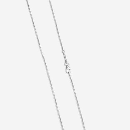 Lugano - 18KW Mini Nail Necklace With Diamonds (Gross Weight: 4.81 gr, DIA: 0.31ct twd FG/VS) - 1295288