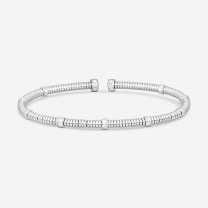Lugano - 18KW Bangle With Diamonds (Gross Weight: 12.62 gr, DIA: 0.87ct twd FG/VS) - 226-44