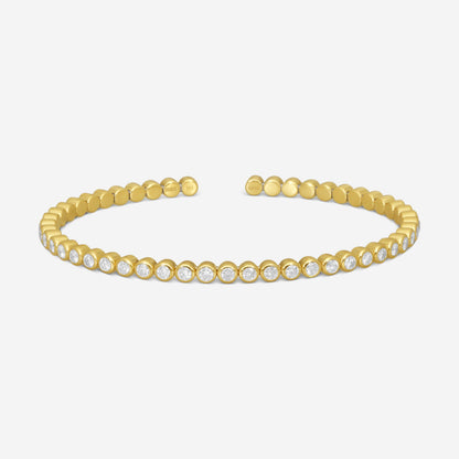 Lugano -18KY Diamond Bangle (Gross Weight: 11.09 gr, DIA: 2.13ct twd FG/VS) - 1316153