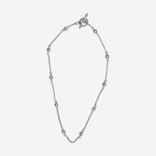 KONSTANTINO - "Ss Classic" S/S Dot Necklace - KOKJ366-131-18 10U

Length: 18 INCHES
Retail $670.00