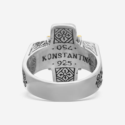 KONSTANTINO - "Stavros" 18K Gold & S/S Ring - DKJ835-130 S13.5

Ring Size: 13.5
Retail $1,450.00