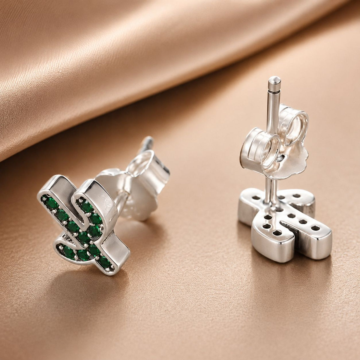 Sterling Silver Cubic Zirconia Earrings