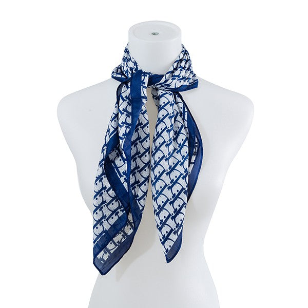 VERSATILE LUXURY PATTERN SILK SCARF - Undeniably LUXE