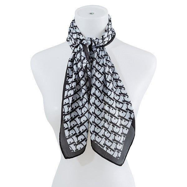 VERSATILE LUXURY PATTERN SILK SCARF - Undeniably LUXE