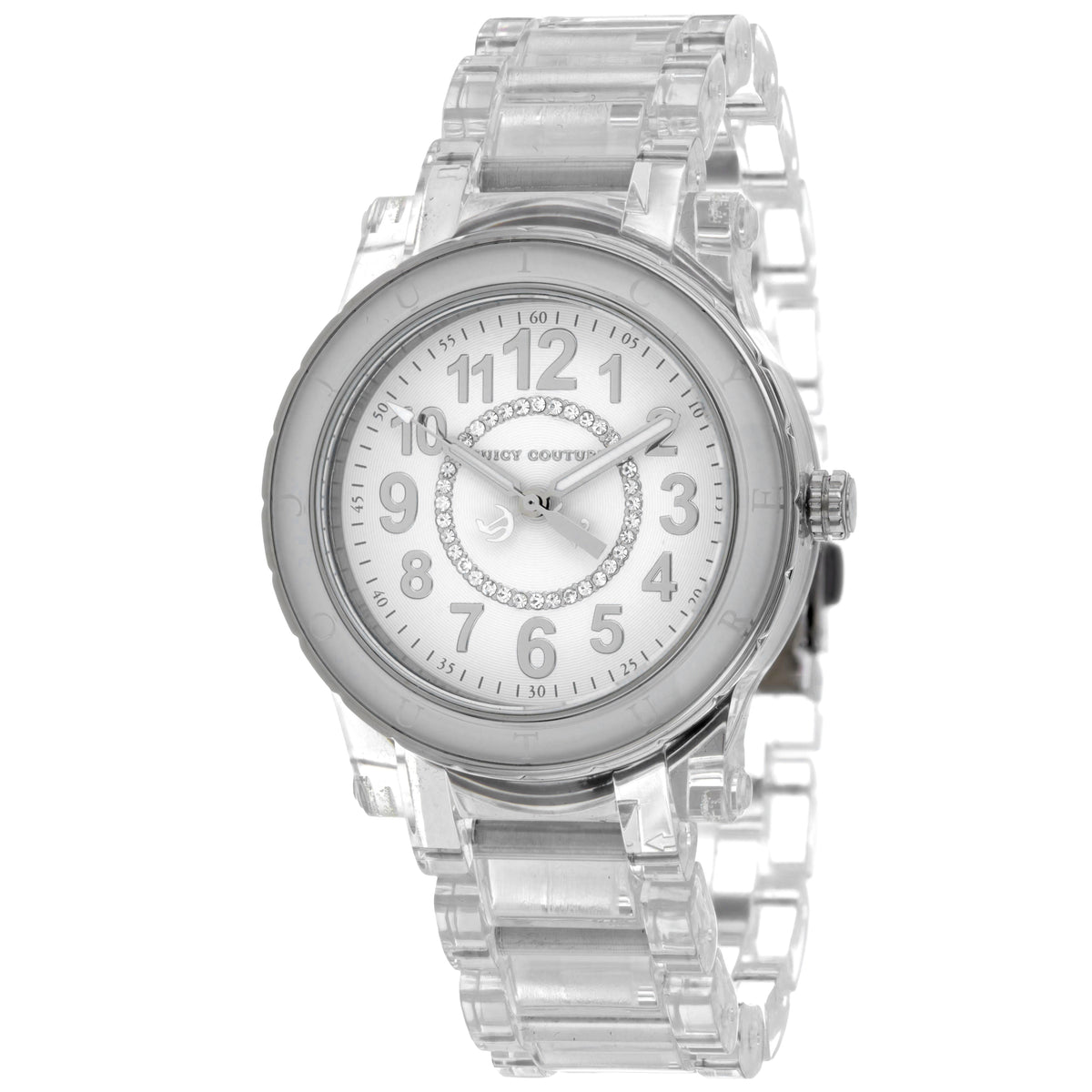 Juicy Couture HRH Clear Stainless Steel Watch