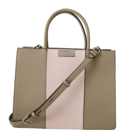 Karl Lagerfeld Sage Green Polyurethane K/MAU Tote Bag
