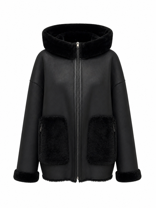 ⇆ Reversible Faux Shearling Jacket