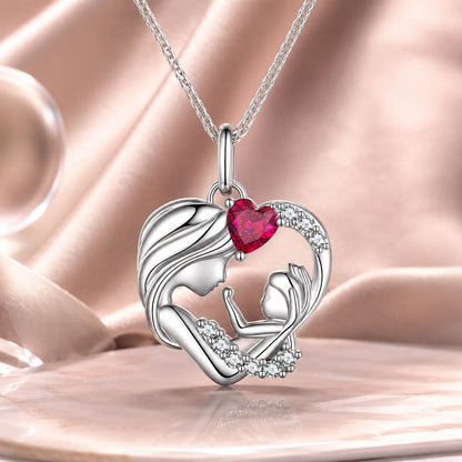 Sterling Silver Pavé CZ Pendant Necklace