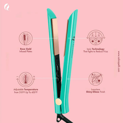Pro-Series 1″ Titanium Hair Straightener Mint