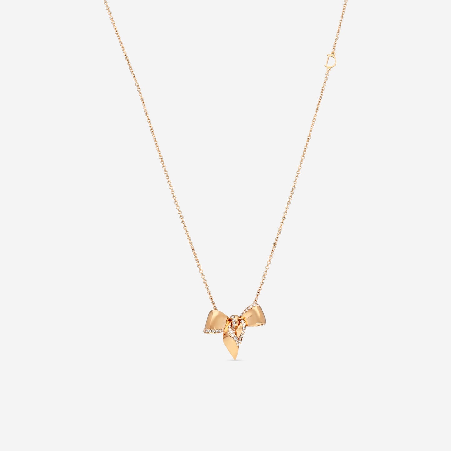 Damiani 18K Rose Gold Diamond Necklace