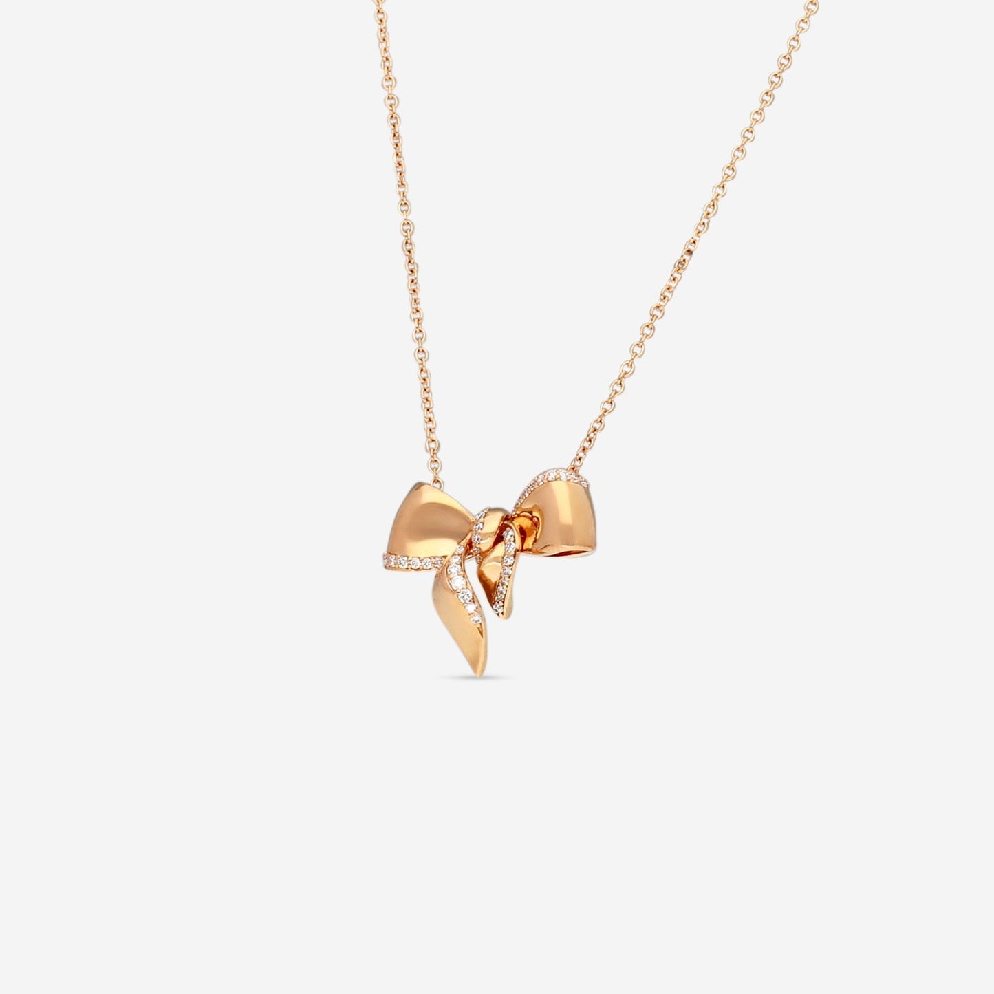 Damiani 18K Rose Gold Diamond Necklace