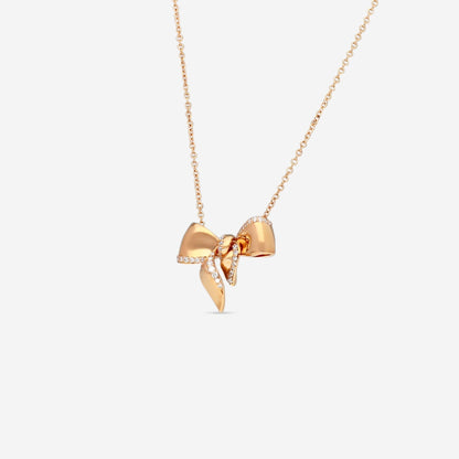 Damiani 18K Rose Gold Diamond Necklace