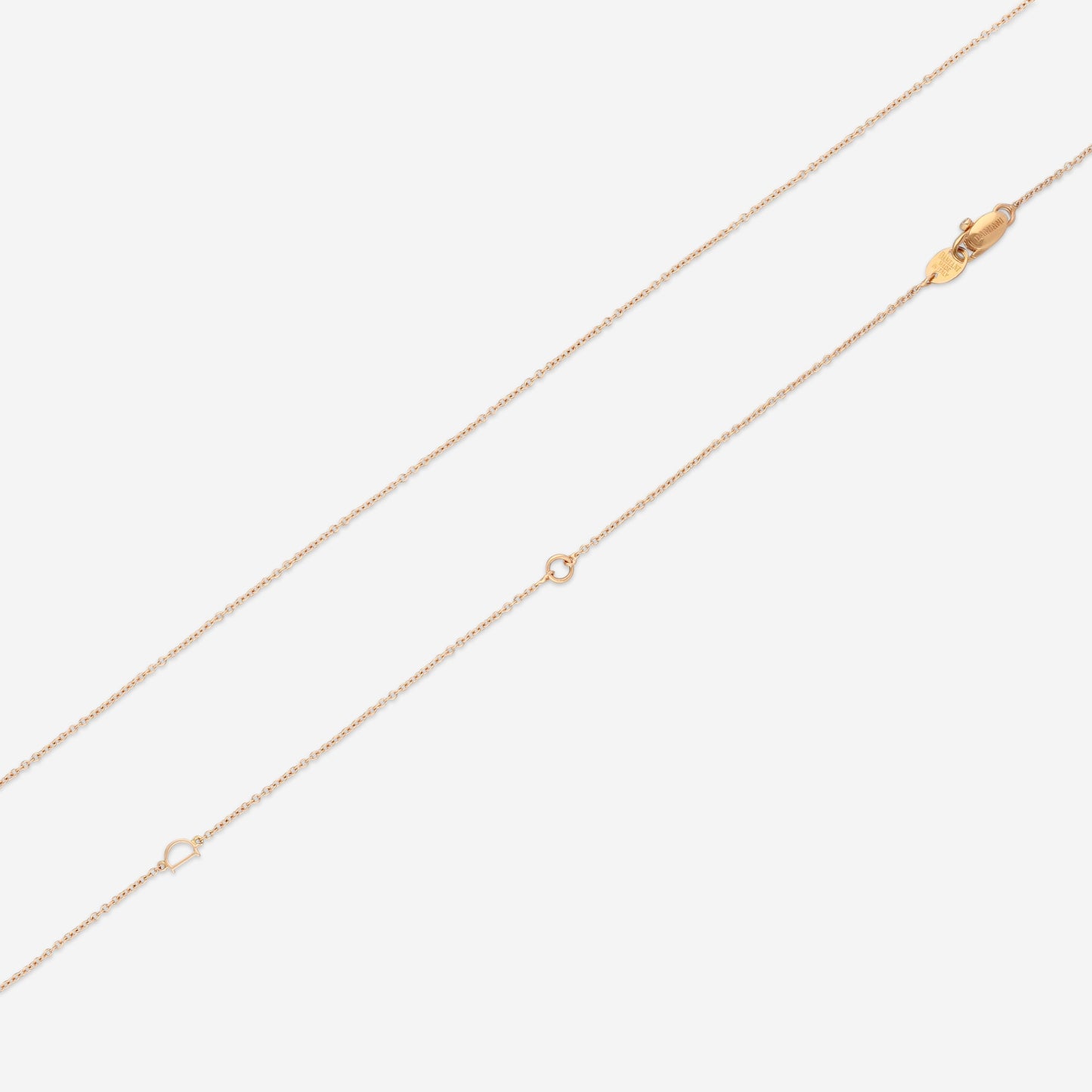 Damiani 18K Rose Gold Diamond Necklace