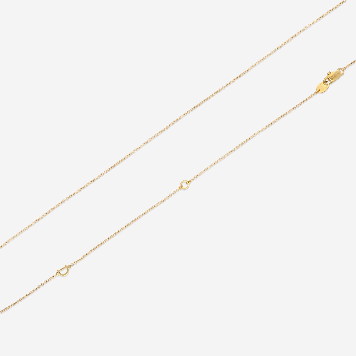 Damiani 18K Yellow Gold Diamond & Malachite Pendant Necklace 20082542