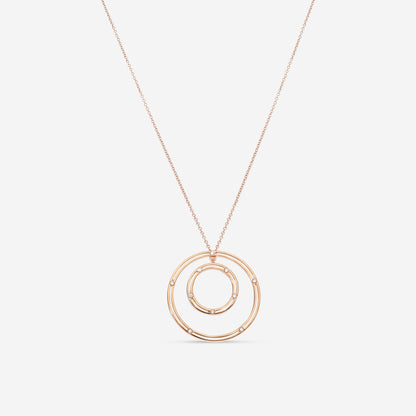 Damiani 18K Rose Gold Diamond Pendant Necklace 20086880