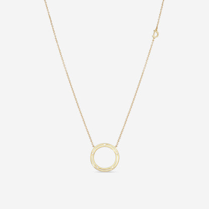Damiani 18K Yellow Gold Diamond Rope Necklace 0.062ct.
