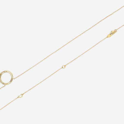 Damiani 18K Yellow Gold Diamond Rope Necklace 0.062ct.